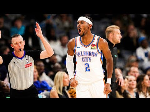 Second half court side views 👀 // Relive the Thunders comeback over the Grizzlies