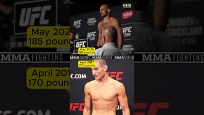 How crazy is it that Sean Strickland used to weigh in at 170 pounds?