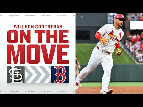 REACTION: Willson Contreras traded to the Red Sox!