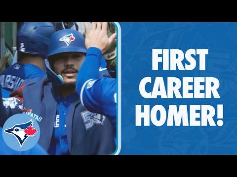 Yohendrick Piñango's FIRST Major League homer!