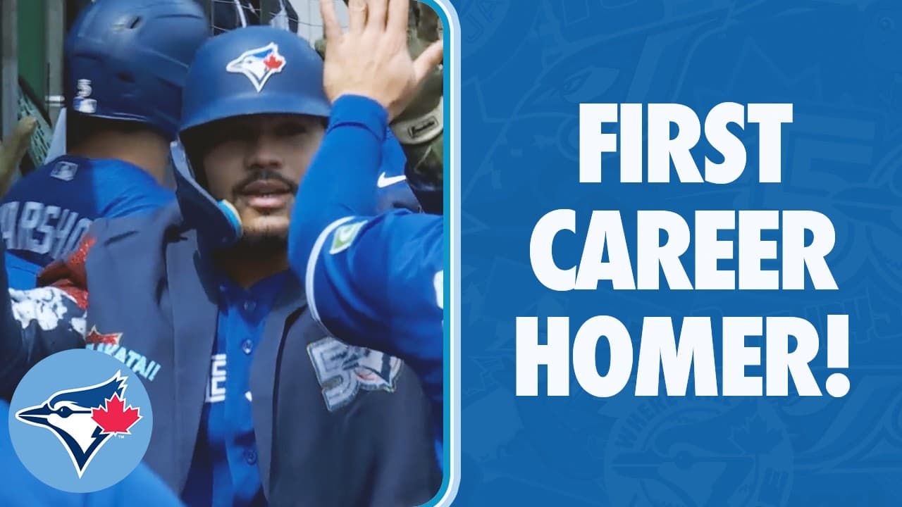 Yohendrick Piñango's FIRST Major League homer!
