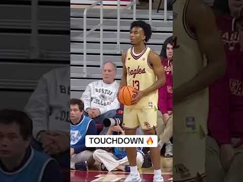 What a pass by Donald Hand 🎯 #bostoncollege #accbasketball #collegebasketball #basketball #slamdunk