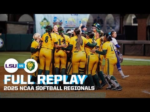 SE Louisiana vs. LSU: 2025 NCAA softball regionals | FULL REPLAY