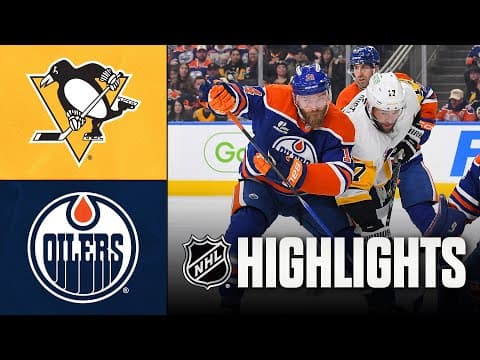 Penguins vs. Oilers | NHL Highlights | January 22, 2026