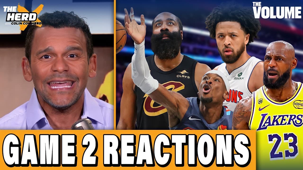 NBA Playoffs REACTIONS: Thunder FLOP past Lakers, Cade & Pistons BEAT Cavs, Harden DISAPPEARS | HERD