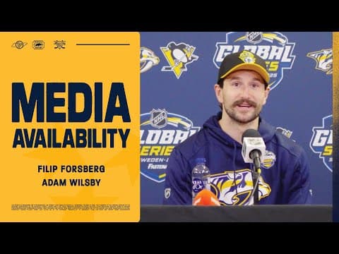 Filip Forsberg & Adam Wilsby Media Availability: Nov. 11, 2025