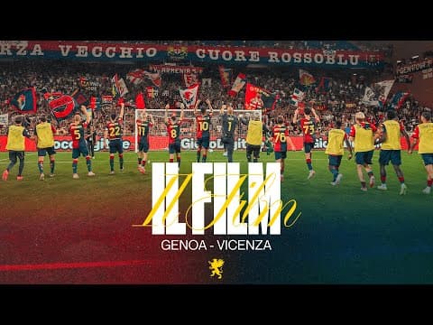 ✅ PRIMA VITTORIA STAGIONALE | GENOA-VICENZA | FILM della PARTITA 2025/26 🎞️