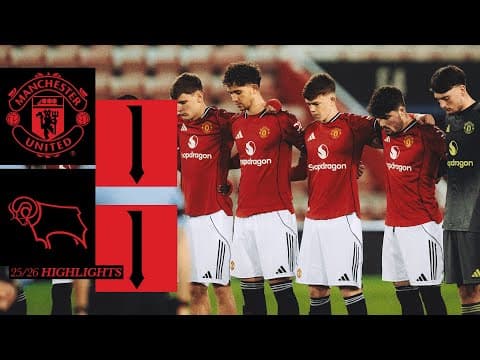 All Square in PL2 🤝 | Man Utd 1-1 Derby County | U21's Highlights | The Academy