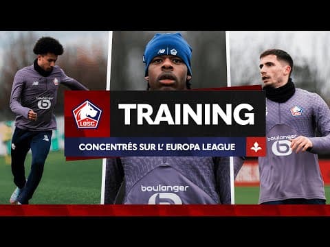 Training I Tous concentrés à l’approche de LOSC-Fribourg en Europa League 👊