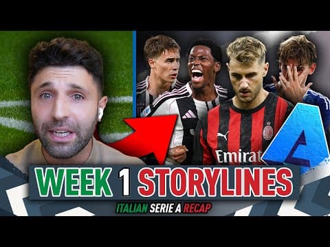 AC Milan PANIC MODE? 🫨 | Yildiz-David CONNECT for Juventus 🤝 | Serie A Storylines | Morning Footy