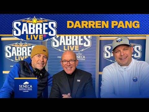 "Holy Jumpin" | Darren Pang Talks Sabres vs Blackhawks And His Retirement Game | Buffalo Sabres