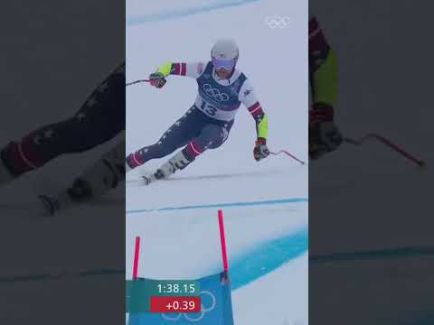 Ryan Cochran-Siegle Sets the Pace 🎿⏱️ #MilanoCortina2026