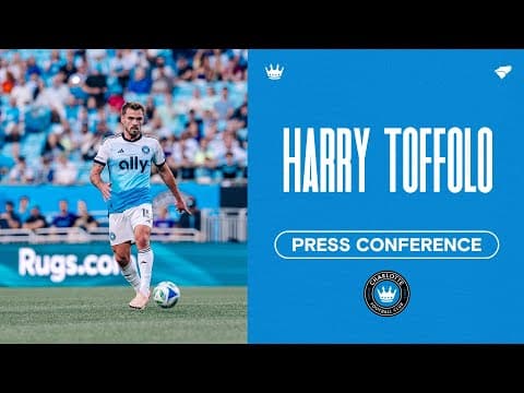 Harry Toffolo Press Conference | Charlotte FC vs. Philadelphia Union