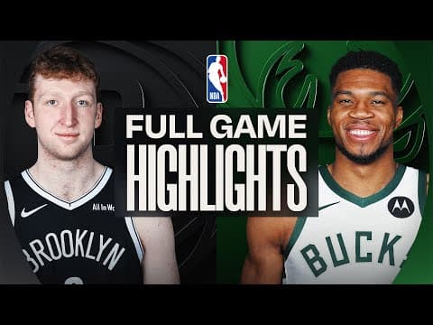 NETS at BUCKS | FULL GAME HIGHLIGHTS | November 29, 2025
