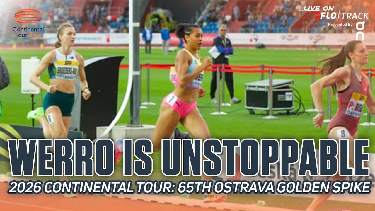 Audrey Werro SHATTERS Women's 800m Meet Record | 2026 Continental Tour 65th Ostrava Golden Spike