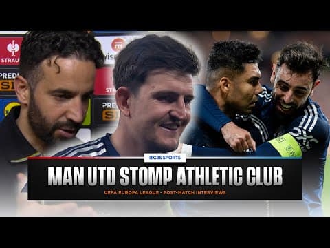 "We WEATHERED the storm" Maguire on Athletic | "GREAT RESULT" Amorim on Manchester United VICTORY 🔴