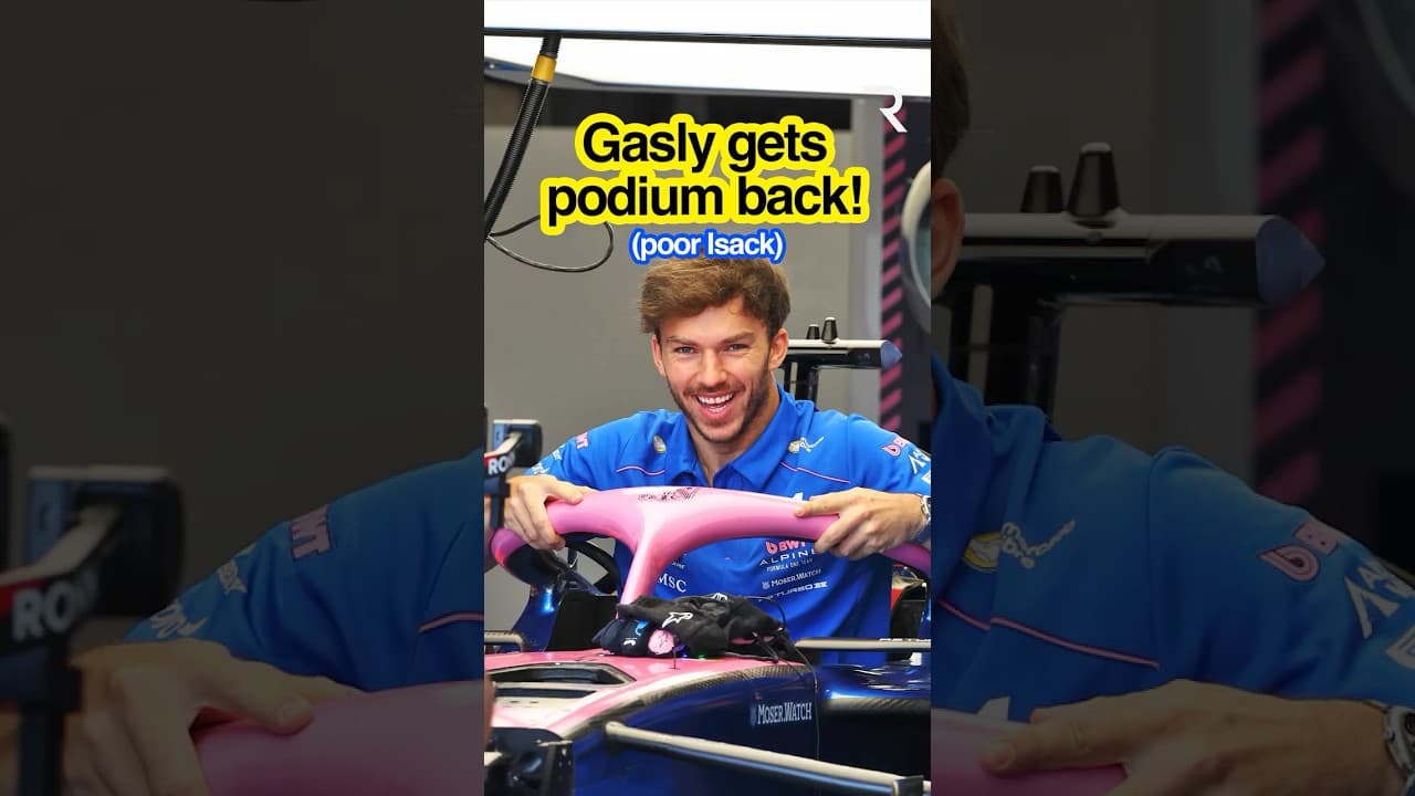 Gasly gets Monaco F1 podium back! 🥉