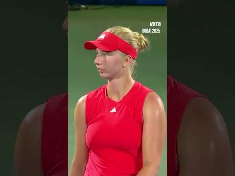 About last year in Dubai... 🤩#DDFTennis #WTA #MirraAndreeva #Champion #Tennis #Sport