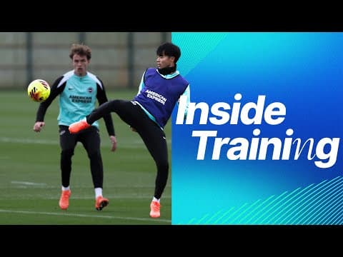 Kostoulas, Mitoma and Georgi's Goals Galore | Brighton Inside Training