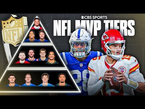 NFL MVP Contender Tiers: Who are the true MVP favorites? | Can a Running Back win it again? 👀