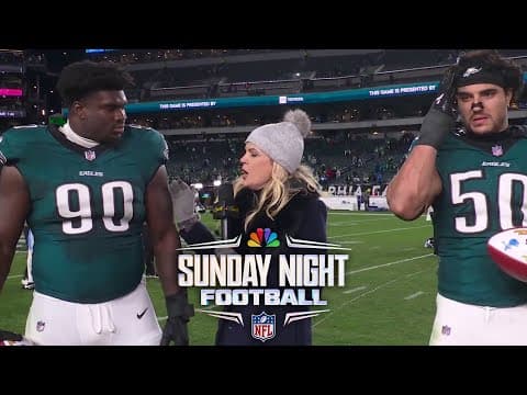 Jordan Davis: Eagles knew they had to 'outmatch' Lions' physicality | SNF | NFL on NBC