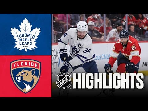 Maple Leafs vs. Panthers | NHL Highlights | December 02, 2025