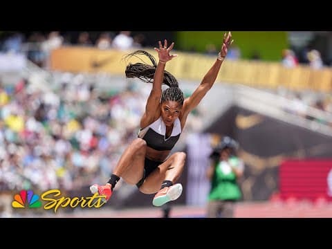 Tara Davis-Woodhall focusing on ATHLOS after World Championships gold | NBC Sports