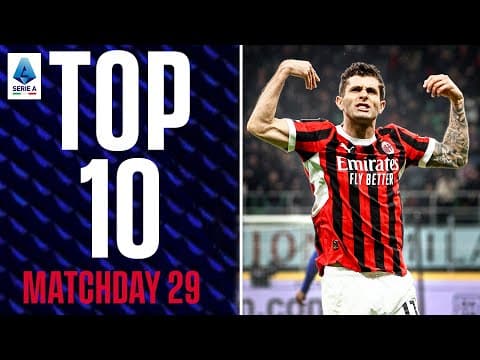 The BEST Serie A goals from Matchday 29 🤯 | Pulisic, Reijnders, Guðmundsson, Orsolini 🔥