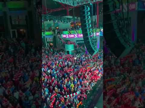 Liverpool fans in full voice at Fan Fest ❤️