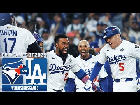 FULL GAME: Freddie Freeman wins an 18-inning THRILLER for the Dodgers! (2025 World Series Game 3)