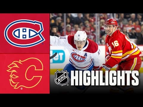 NHL Highlights | Canadiens vs. Flames | October 22, 2025