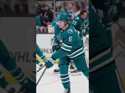 Sam Dickinson debuts!  #hockey #sharks #nhl