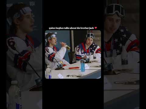 What a journey for the Hughes brothers 🥇🥹❤️ #olympics #hockey