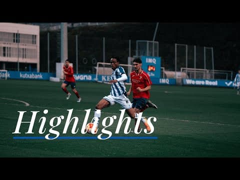 HIGHLIGHTS | 3ª RFEF 25-26 | J20 | Real Sociedad C 0-1 Aurrera de Vitoria | Zubieta