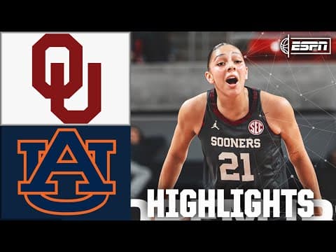 Oklahoma Sooners vs. Auburn Tigers | Full Game Highlights | ESPN College Basketball