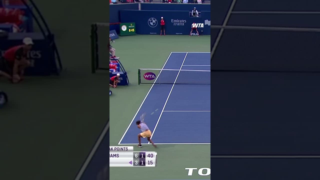 She's back! 👀 Watch Serena Williams take the court at the HSBC Championships next week. #WTA