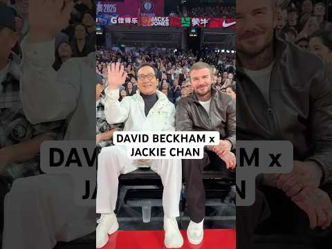 DAVID BECKHAM x JACKIE CHAN LINK UP AT THE NBA CHINA GAMES! 👀