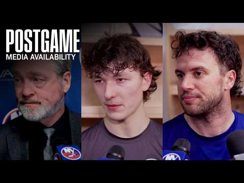 New York Islanders Postgame Availability | NYI at CGY