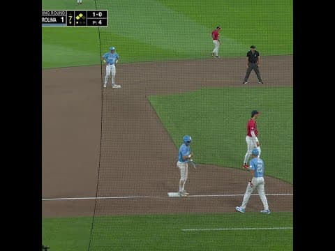 UNC TAKES THE LEAD IN THE 7TH INNING AGAINST OLE MISS 🔥see less