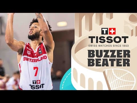 Selim Fofana 🇨🇭 | 🚨 TISSOT Buzzer Beater | FIBA Basketball World Cup 2027 European Qualifiers