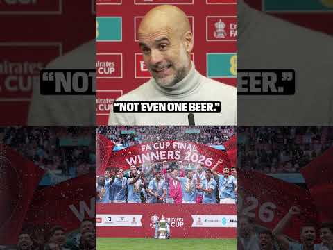 No celebrations for Man City after their FA Cup final win 😅