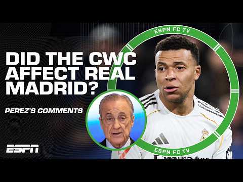 REACTION to Florentino Perez's criticism of the CWC's affecting Real Madrid's season | ESPN FC