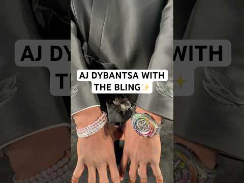 AJ Dybantsa shows off the bling ✨