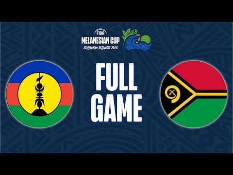 LIVE - New Caledonia v Vanuatu | FIBA Melanesian Cup 2025