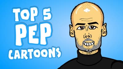 TOP 5 PEP GUARDIOLA CARTOONS⭐