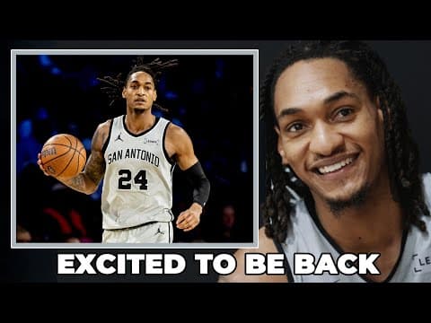 Devin Vassell on Making His Return from Injury on Sunday vs. New Orleans