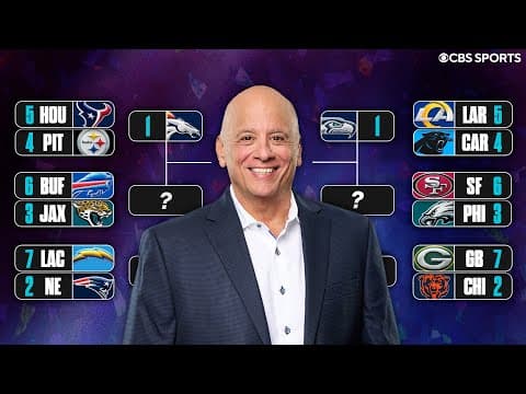 Pete Prisco predicts NFL Playoff bracket, crowns a surprise Super Bowl winner 👀 🏆