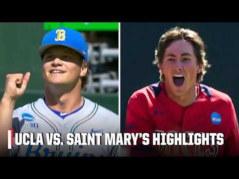 EXTRA INNINGS ELIMINATION 🍿 UCLA vs. Saint Mary’s | Full Game Highlights | ESPN College Baseball