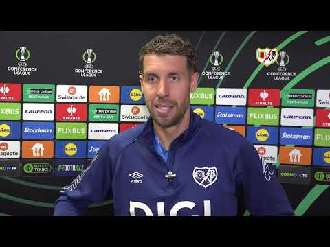 Lejeune tras conseguir el pase a semifinales de Conference League