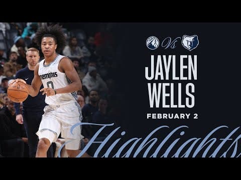 Jaylen Wells Highlights vs. Minnesota Timberwolves